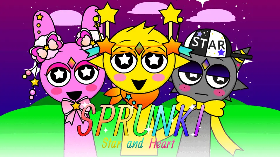 【スプランキー魔法少女】sprunki star and heart