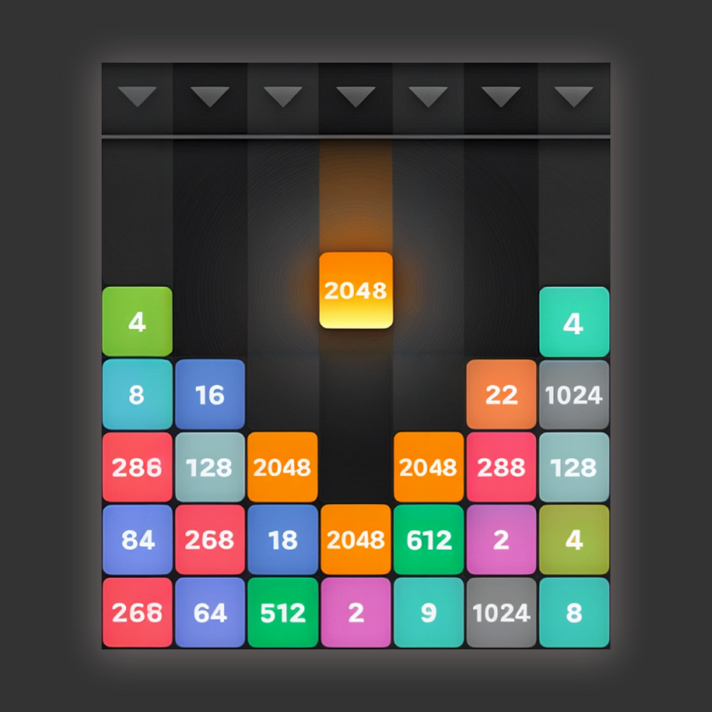 2048 マージブロック ゲーム