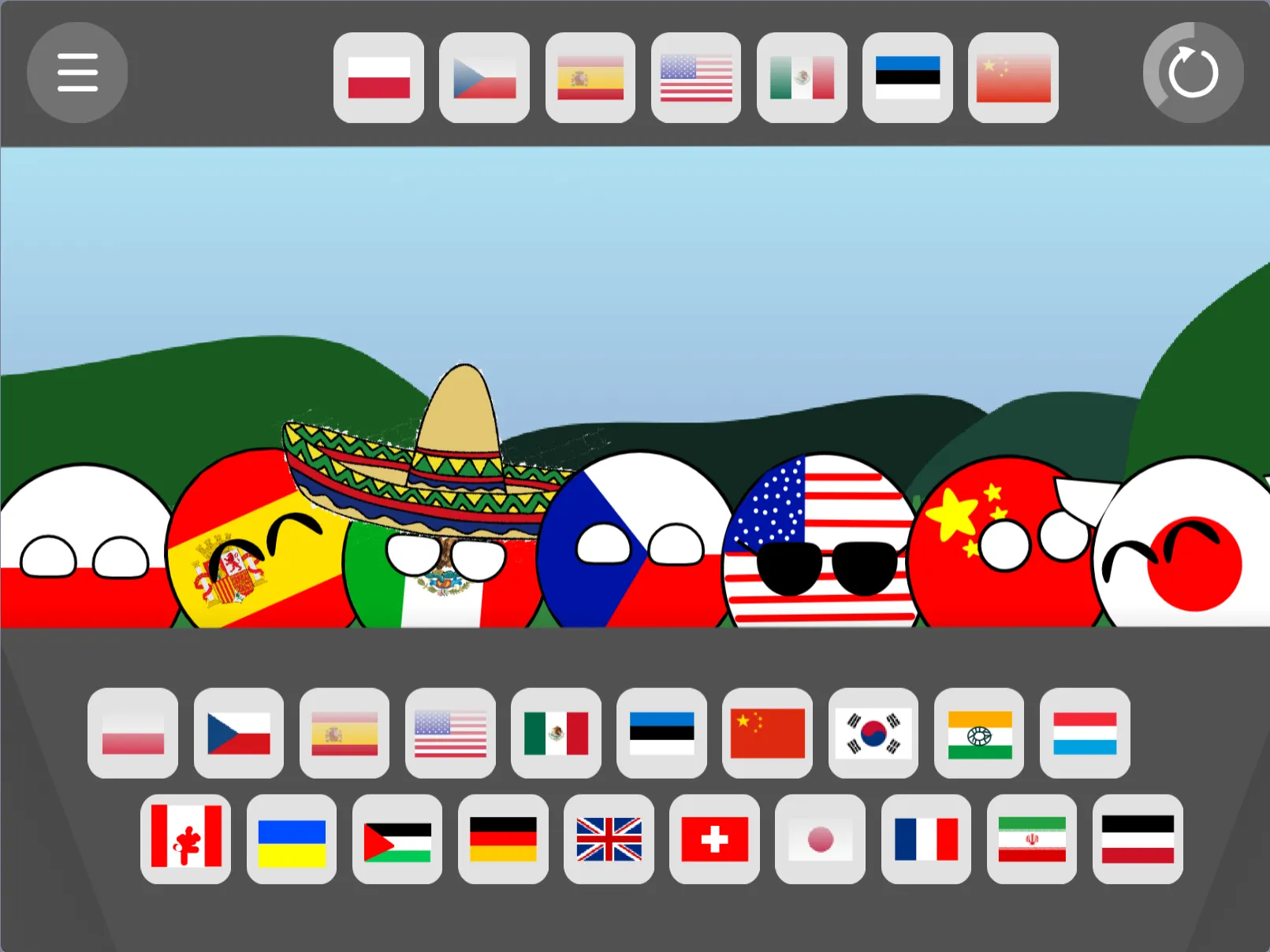Countryballs Sprunki Retake