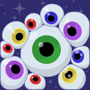 【スイカゲーム風】目玉合体ドロップ