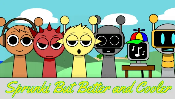 Sprunki But Better & Cooler game image