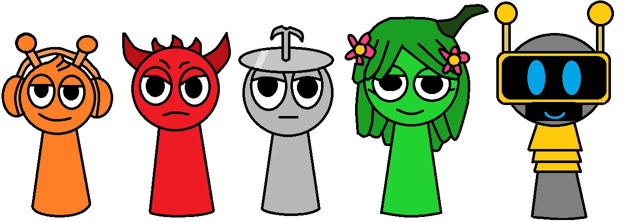 ビートキャラの集合イラスト