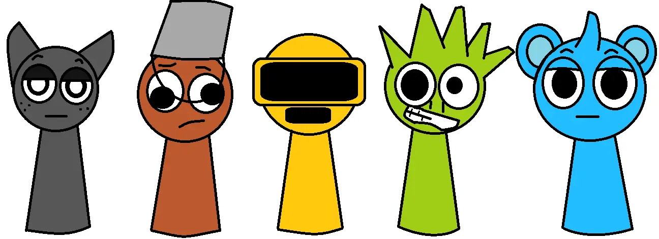 エフェクトキャラの集合イラスト