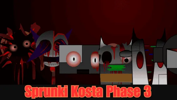 Sprunki Kosta Phase 3 game image