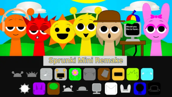 Cute Sprunki Joyful Kawaii Musical Adventure