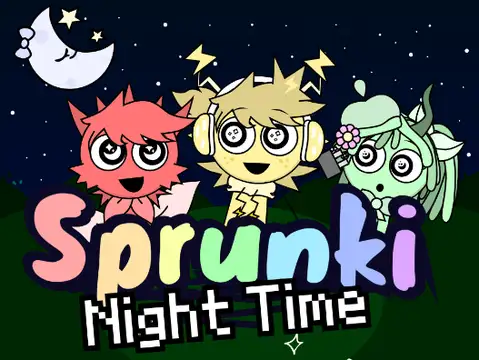 Sprunki Night Time game image