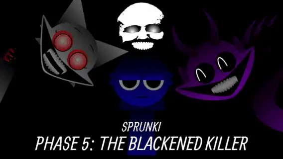 Sprunki Phase 5: The Blackened Killer game image