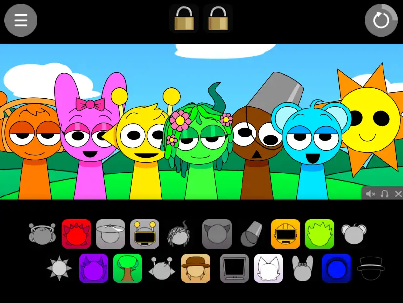 Sprunki Pyramixed Finished game image