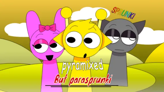 Sprunki Pyramixed Parasite game image