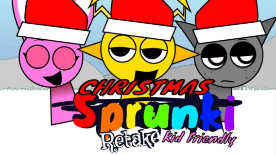 Sprunki Retake FE Christmas game image