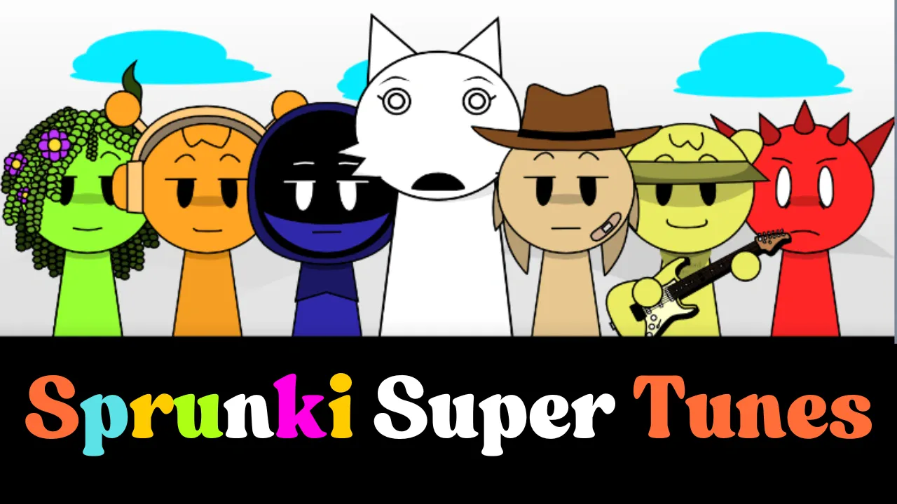 Sprunki Super Tunes game image
